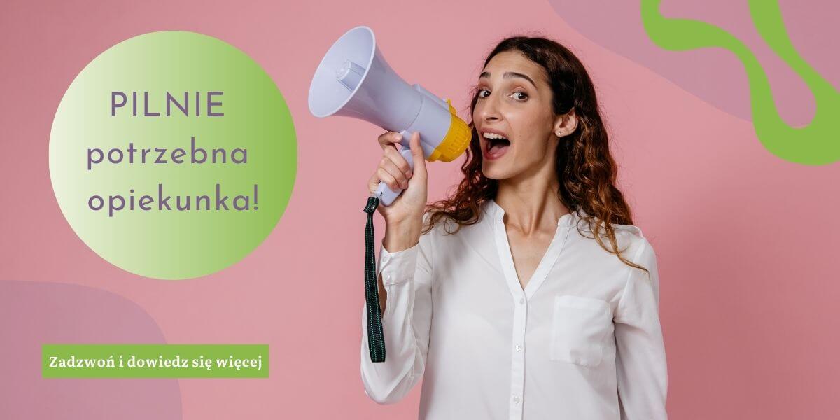 Zlecenie do Pani i Pana dla opiekunki